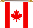 The Flag of Canada Hanging Banner IV