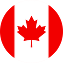 The Flag of Canada Round