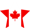 The Flag of Canada Star