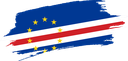 The Flag of Cape Verde Brushed