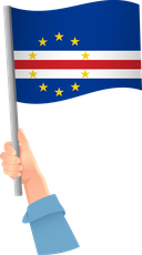 The Flag of Cape Verde Handheld