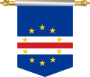The Flag of Cape Verde Hanging Banner III