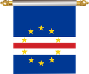 The Flag of Cape Verde Hanging Banner IV