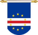 The Flag of Cape Verde Hanging Banner II