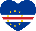 The Flag of Cape Verde Heart