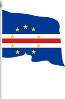 The Flag of Cape Verde Pole Flag II