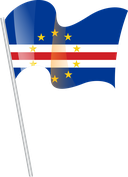 The Flag of Cape Verde Pole Flag I