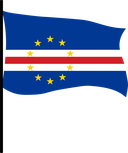 The Flag of Cape Verde Pole Flag III