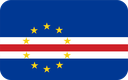The Flag of Cape Verde Rounded Rectangle