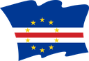 The Flag of Cape Verde Wavy II