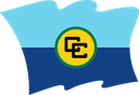 The Flag of Caribbean Community Wavy II