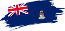 The Flag of Cayman Islands Brushed
