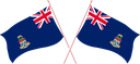 The Flag of Cayman Islands Crossed Flags