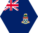 The Flag of Cayman Islands Hexagon I