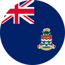 The Flag of Cayman Islands Round