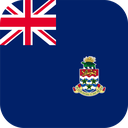 The Flag of Cayman Islands Rounded Square