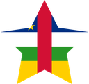 The Flag of Central African Republic Star