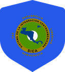 The Flag of Central American Integration System Shielded I