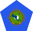 The Flag of Central American Integration System Pentagon