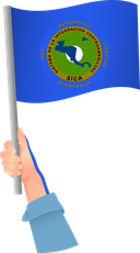 The Flag of Central American Integration System Handheld