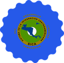 The Flag of Central American Integration System Scallop Circle