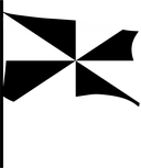 The Flag of Ceuta Pole Flag III