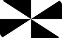 The Flag of Ceuta Rounded Rectangle