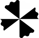 The Flag of Ceuta Scallop Circle