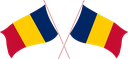 The Flag of Chad Crossed Flags