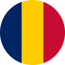 The Flag of Chad Round