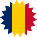 The Flag of Chad Star Burst