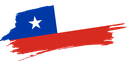 The Flag of Chile Brushed