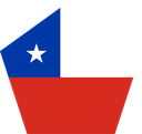 The Flag of Chile Pentagon