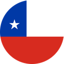 The Flag of Chile Round