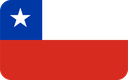 The Flag of Chile Rounded Rectangle
