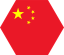 The Flag of China Hexagon I