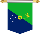 The Flag of Christmas Island Hanging Banner III