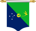 The Flag of Christmas Island Hanging Banner I