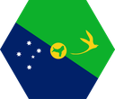 The Flag of Christmas Island Hexagon I