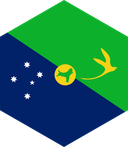 The Flag of Christmas Island Hexagon II