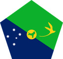 The Flag of Christmas Island Pentagon