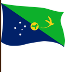 The Flag of Christmas Island Pole Flag III