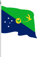 The Flag of Christmas Island Pole Flag II