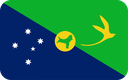 The Flag of Christmas Island Rounded Rectangle