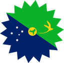 The Flag of Christmas Island Star Burst