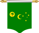 The Flag of Cocos (Keeling) Islands Hanging Banner I