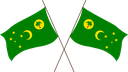 The Flag of Cocos (Keeling) Islands Crossed Flags
