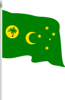The Flag of Cocos (Keeling) Islands Pole Flag II