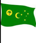 The Flag of Cocos (Keeling) Islands Pole Flag III