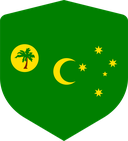 The Flag of Cocos (Keeling) Islands Shielded I